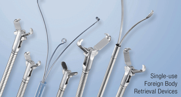 Olympus announces the release of Single-Use Foreign Body retrieval devices